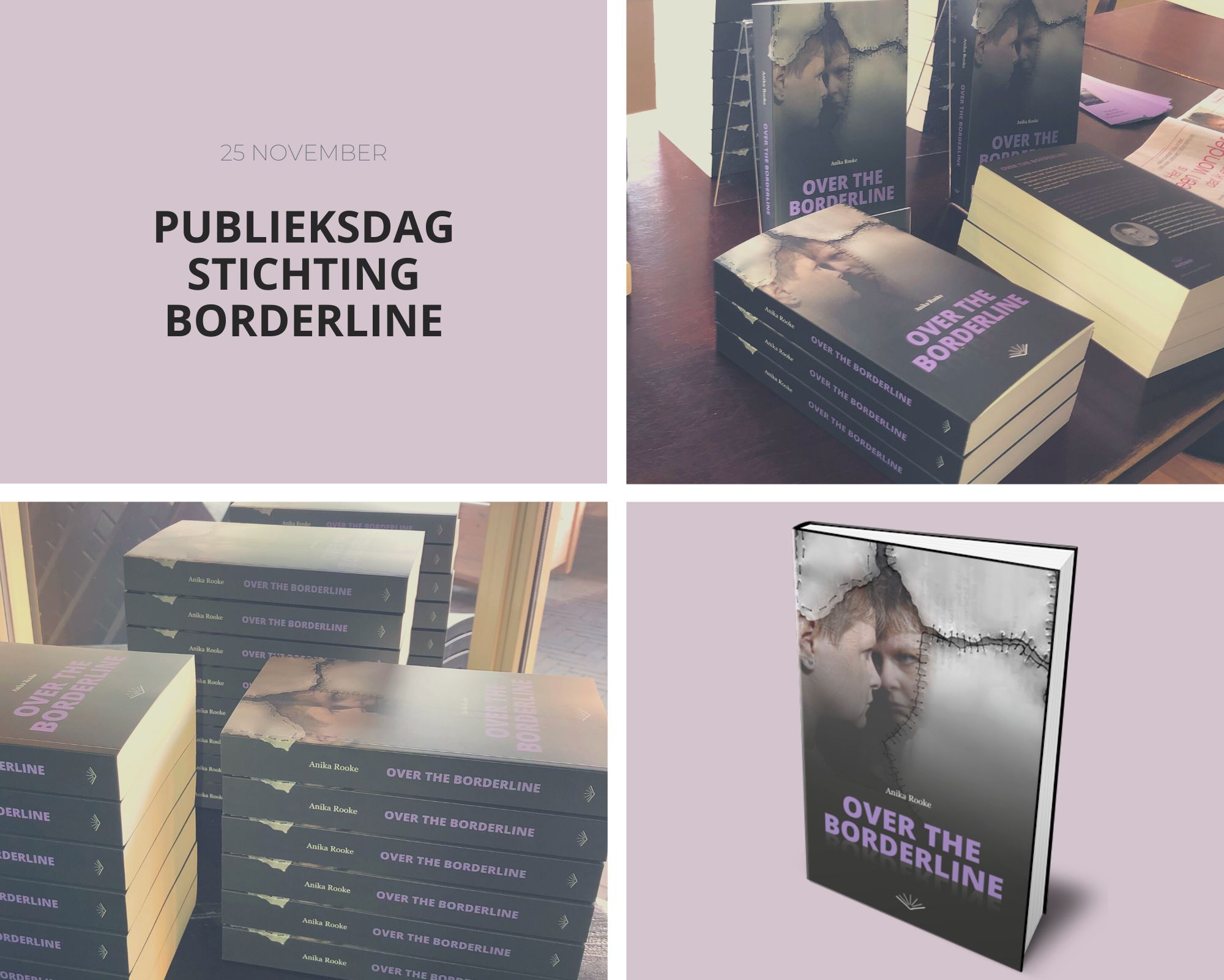 Anika op de Publieksdag van Stichting Borderline 2023