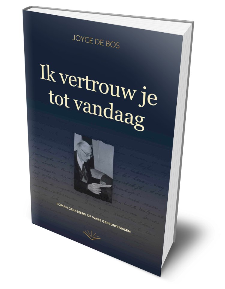 Kan een afbeelding zijn van de tekst 'JOYCED JOYCEDE DEBOS BOS Ik vertrouw vandaag je tot ROMAN SEBASEERD OP NARE EBEURT EBEURTENISSEN ENISSEN'